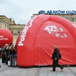 Prezentacja Polskiego Busa w Krakowie, z okazji otwarcia linii P12.